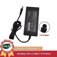 ราคา อินพุต 200-240V ของแท้ Huntkey HKA220190A2-6A 19V 11.58A 220W 7.4x5.0 มม.อะแดปเตอร์ AC สําหรับเครื่องชาร์จแหล่งจ่ายไฟ (56353233858)