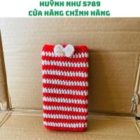 ราคา [GENUINE]กระเป๋าโทรศัพท์ไหมพรมยืดหยุ่น ขนาด 9x16.5cm ใส่ ip 13prm.) (42827585462)