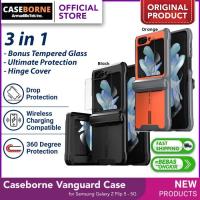 ราคา Caseborne Case Samsung Galaxy Z Flip 5 - Vanguard Casing + Tempered Glass (25204558878)