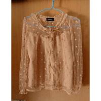 ราคา เสื้อเชิ้ต ผ้ามุ้ง สีส้มอิฐ (สีจริงรูปสุดท้าย) (3633318595)