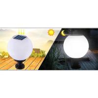 ราคา โคมไฟหัวเสาโซล่าเซลล์ LED SOLAR CELL ขนาด 20 CM โคมไฟพลังงานเเสงอาทิตย์ ติดตั้งครังเดียว คุ้ม (1205605648)