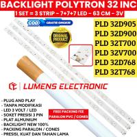 ราคา POLYTRON 32 INC LED TV BACKLIGHT PLD 32D905 32D900 32T700 32V700 32T768 BL 7K 3V 7 ปุ่ม 7LED 7K PLD32D905 PLD32D900D32D32D32D32D32D32D32D 32D700D 32D 32D 32D 32D (54502162434)