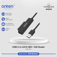 ราคา Onten USB 2.0 ถึง SATA Cable 2.5 "SSD HDD Hard Disk Reader Hard Disk Cable OTN-5211 (44178994893)