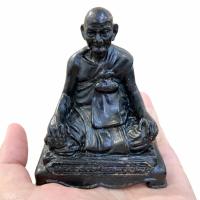 ราคา รูปเหมือนหลวงปู่หงษ์โลหะรมดำบูชา 2 นิ้ว หลวงปู่หงษ์ พรหมปัญโญ (21878089428)