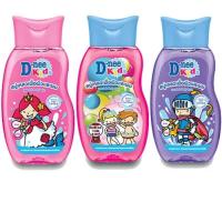 ราคา ขนาดพกพา ดีนี่คิดส์ สบู่เหลวเพื่อผิวและผมเด็ก 200มล. fl D-nee kids head & body bath (29753085228)