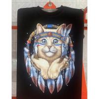 ราคา เสื้อลายแมวดักฝันเรืองแสงเสื้อเรืองแสงเสื้อยืดเรืองแสง (8789999516)