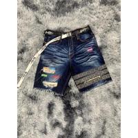 ราคา กางเกงยีนส์ฟอกคาดแถบ Hold'em Denim style (11448311308)