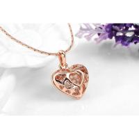 ราคา ROXI ประดับสร้อยคอ สวยงามด้วยจี้ใหม่หัวใจ 2 ดวง รุ่น: 2030903263 เพิ่มความเก๋หัวใจดวงในประดับด้วยคริสตัล (56542539)