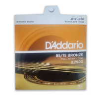 ราคา สายกีต้าร์โปร่งเบอร์10 สายแท้100%ยี่ห้อD'addario EZ900 (5266683745)