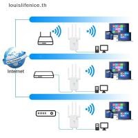 ราคา Lnth 1200Mbps Wireless WiFi Repeater WiFi สัญญาณ Repeater Dual-Band 2.4G 5G WiFi Extender เสาอากาศเครือข่ายเครื่องขยายเสียง WPS Router ร้อน (26331865043)