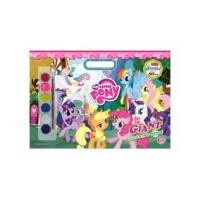 ราคา My Little Pony Giant Colouring Book สมุดภาพระบายสีเล่มใหญ่ + สีน้ำ + สติ๊กเกอร์ #03356 (4617115186)