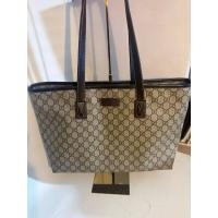 ราคา กระเป๋า Gucci Canvas Neverfull Shopping Tote มือ2 แท้ 100% (42801568870)