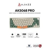 ราคา คีย์บอร์ดเกมมิ่ง Ajazz AKS 068Pro 68Key Gasket Hotswap Tri-Mod Mechanical Keyboard (24425913525)