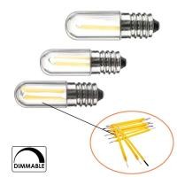 ราคา หลอดไฟ LED COB E14 E12 220V หรี่แสงได้ 1W 2W 4W สีขาวอบอุ่น ขนาดเล็ก (22271923948)