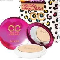 ราคา แป้งตลับ--- แป้งซีซี Cathy Doll CC Speed White Powder Pact SPF40 PA+++ 12g NO.40109 (24395561763)