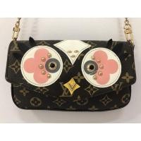 ราคา กระเป๋ามือสอง ลาย Louis Vuitton Monogram สีน้ำตาล หน้านกฮูก ขนาด 8 นิ้ว พร้อมส่ง (15061089365)