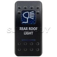 ราคา REAR ROOF LIGHT 5Pin 12V 20A Blue LED กันน้ํารถสวิทช์บาร์ ARB Push Rocker Toggle สวิทช์ไฟ LED Swithes (29741182322)