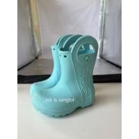 ราคา (B019)รองเท้าบูทcrocsเด็กมือ2ของแท้ พร้อมส่ง รองเท้าแบรนด์เด็กมือสองของแท้ (40174590080)