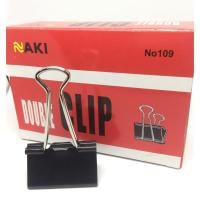 ราคา คลิปดำ Naki 109 คลิปคุณภาพดี คลิปหนีบกระดาษ คลิปหนีบ คลิป (2265379919)