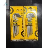 ราคา กุญแจ L ยาว + ชุดกุญแจ Star L / Ball Point 9 ชิ้น ชุดกุญแจ Hex Torx 10199 Chrome (49703505139)