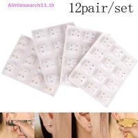 ราคา Alittlesearch11 24 ชิ้นต่างหูทางการแพทย์เครื่องมือเจาะหูสตั๊ดต่างหูเหล็กผ่าตัดผู้หญิง TH (52305369953)