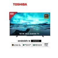 ราคา ใส่โค้ด[7KSVA8RU]รับcoins15%TOSHIBA Android 4K UHD TV รุ่น 50M550KP ขนาด 50 นิ้ว (19919792887)