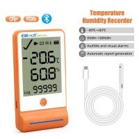 ราคา Elitech เครื่องวัดอุณหภูมิความชื้น บันทึกอุณหภูมิ / ความชื้นได้ ส่งข้อมุลผ่าน USB หน้าจอขนาดใหญ่ พร้อมเสียง และไฟเตือน (16177465698)
