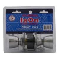 ราคา ลูกบิดห้องน้ำ ISEO 8588 SP-BK หัวแชมเปญ สีสเตนเลส (52553203591)
