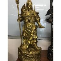 ราคา เทพเจ้ากวนอู 5 ธงยกทัพเนื้อทองเหลืองขนาดใหญ่มากสูง 1 เมตร (4881934615)