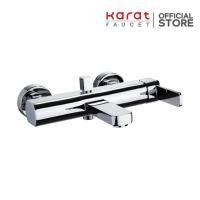 ราคา Karat Faucet ก๊อกผสมอ่างอาบน้ำแบบก้านโยกติดผนัง สำหรับฝักบัวสายอ่อน รุ่น KF-20-720-50 (5075405914)