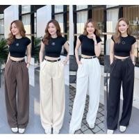 ราคา กางเกงขายาว กางเกงทำงาน wendy pants (40503194830)