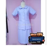 ราคา เสื้อพยาบาล​สำเร็จรูป​ คอบัวมนมน​ (4531940767)