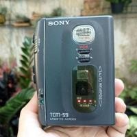 ราคา SONY_TCM-59_เครื่องเล่นเทปพกพามือสอง (45001511896)