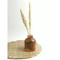 ราคา Kayu แจกันดอกไม้ไม้สัก | แจกันไม้แคระ Rustic Vintage Nordic (26015413121)