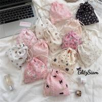 ราคา Glitzsiamกระเป๋าเชือกรูดลายดอกไม้น่ารัก กระเป๋าโท้ทใบเล็ก หลากหลายสไตล์ ลวดลายสดใหม่ ขนาดเล็กและสวยงาม. (53902377777)