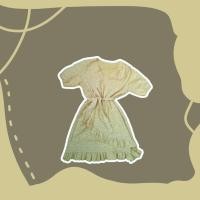 ราคา ชุดเดรส เสื้อมือสอง ลายดอก สีเหลือง (13811743717)