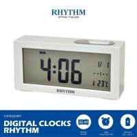 ราคา นาฬิกาดิจิตอล RHYTHM นาฬิกาตั้งโต๊ะ Digital clock ตั้งปลุกได้ ปฏิทิน พร้อมบอกอุณหภูมิห้อง - LCT092NR03 (40977277544)