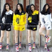 ราคา Set Sport Nike แจ๊คเก็ต + กางเกงขาสั้น (2284559727)