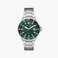 ราคา Emporio Armani นาฬิกาข้อมือผู้ชาย Diver Blue Dial Silver รุ่น AR11338 (11515571474)