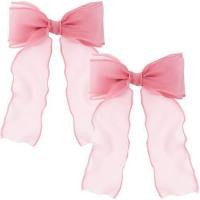 ราคา STSTTR คลิปโบว์ผมขนาดใหญ่ 2 ชิ้น, เส้นด้ายผ้าไหมสีขาวสีฟ้าริบบิ้นโบว์ผม Barrette สําหรับผู้หญิง, Elegant Long Tail Bowknot ทรงผมฝรั่งเศสอุปกรณ์เสริมสําหรับงานแต่งงาน, งานปาร์ตี้, เทศกาล (53855374497)