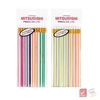 ราคา (แพ็ค12) Mitsubishi มิตซูบิชิ ดินสอ ดินสอดำ HB No. 2530 และ No. 2522 (คละสี) จำนวน 12 แท่ง (24645971463)