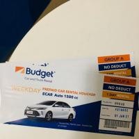 ราคา Voucher รถเช่า budget 2 ใบ (1 ใบ/1 วัน) 1500 cc รวมประกันภัยรถยนต์ ใช้ได้ถึง 31/1/2021 (3617405510)