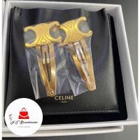 ราคา ของใหม่ Celine hair clip สีทอง (15597055729)