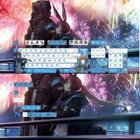 ราคา Amiya Keycaps 128 คีย์โปรไฟล์เชอร์รี่ PBT Dye Sublimation Wooting60 MAD60 Aula F75 Keycaps Cool Creative Anime Arknights Keycaps (40258170898)