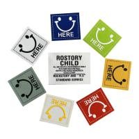 ราคา ป้ายผ้าปะรูเสื้อผ้า ลายการ์ตูนหน้ายิ้มน่ารัก ป้ายผ้าสำหรับตกแต่งกระเป๋าเสื้อผ้า (24145460319)