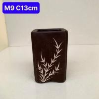 ราคา จีวี. บอนไซกระถางสี่เหลี่ยมทรงสูงต้นบัวหินดํา เอสพี818 (28010843025)