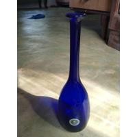 ราคา ขวดแก้วสีน้ำเงินสูง23ซม ของแต่งบ้านแต่งร้าน สินค้ามือสองจากตู้ญี่ปุ่น (18182325977)