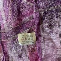 ราคา ผ้าพันคอญี่ปุ่น ผ้าคลุมไหล่ แบรนด์ Moonbat Japan Scarf ไหมแท้ 100% จากญี่ปุ่น ของแท้ มือสอง (25529877902)