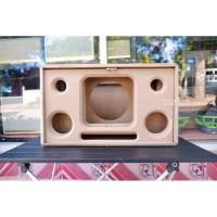 ราคา ตู้เปล่าลำโพงบลูทูธ Diy ตู้เปล่างานดิบ แบนพาสซับ6.5"เดี่ยว (28304655098)