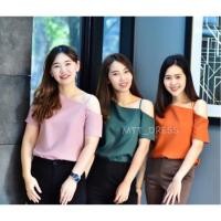 ราคา เสื้อปาดไหล่ ข้างเดียวสีเทา (7705090828)